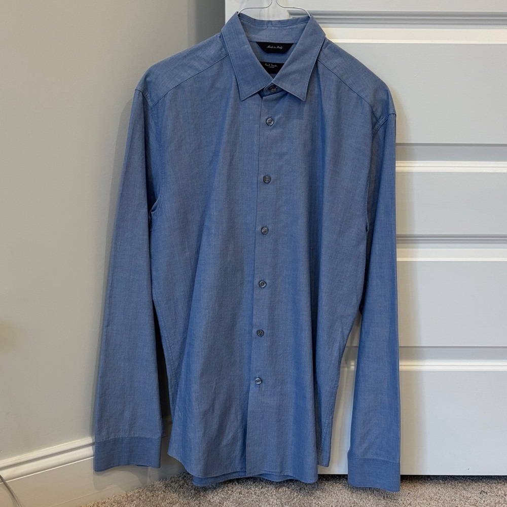 Paul Smith Elegant Blue Dress Shirt